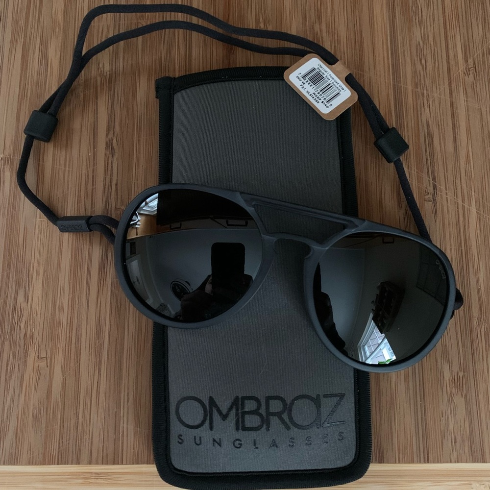 Ombraz Classic Polarized Sunglasses - Dolomite Charcoal
